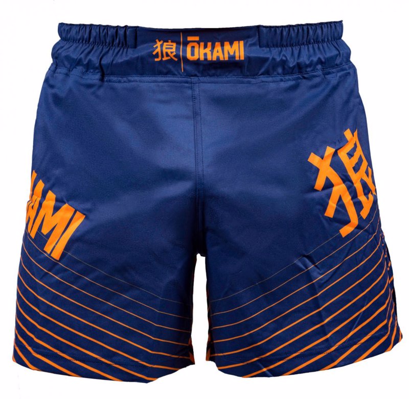 Okami kanji Fightshorts -navy